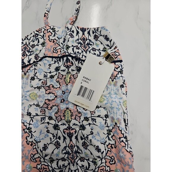 P.J. Salvage Womens Coral Print Pajama Sleep Cami Tank Top Size Small NEW $48 - Picture 3 of 5